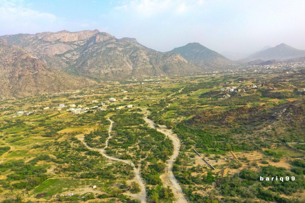 Natural scenery in the Asir region of Saudi Arabia.
