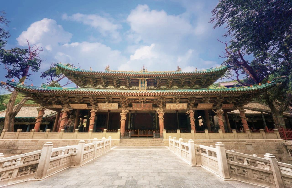 Jinci Temple historic site near Taiyuan China.