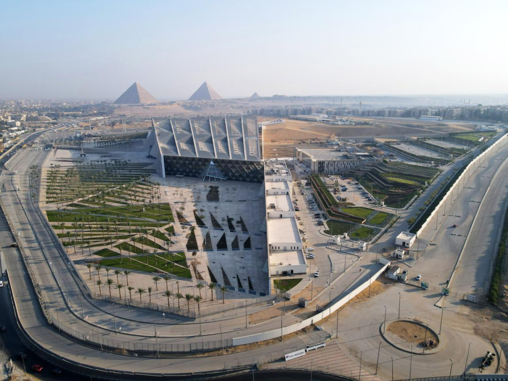 Grand Egyptian Museum near Giza Egypt.
