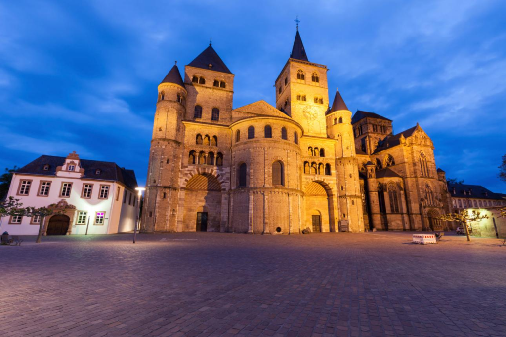 Trier Cathedral historic building in Germany.