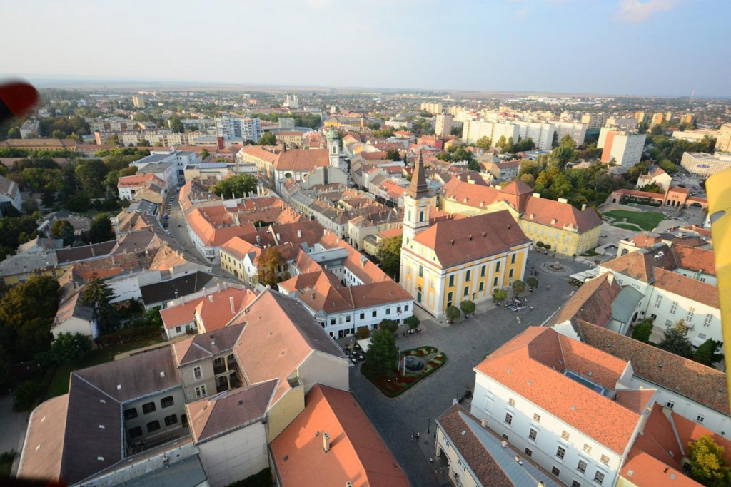 Szekesfehervar cityscape Hungary