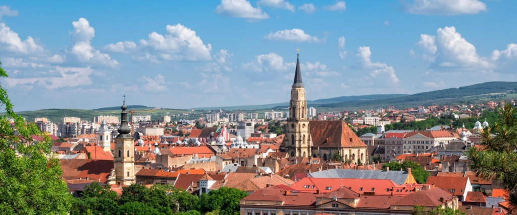 Cluj cityscape Romania