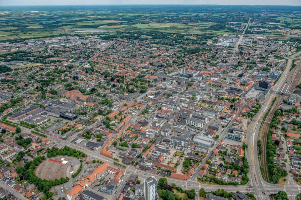 Herning cityscape Denmark