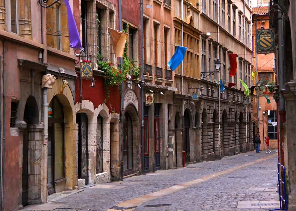Historic streets and landmarks in Lyon