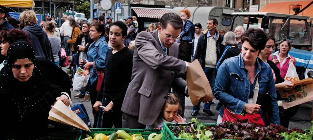 Local streets and markets in Geneva