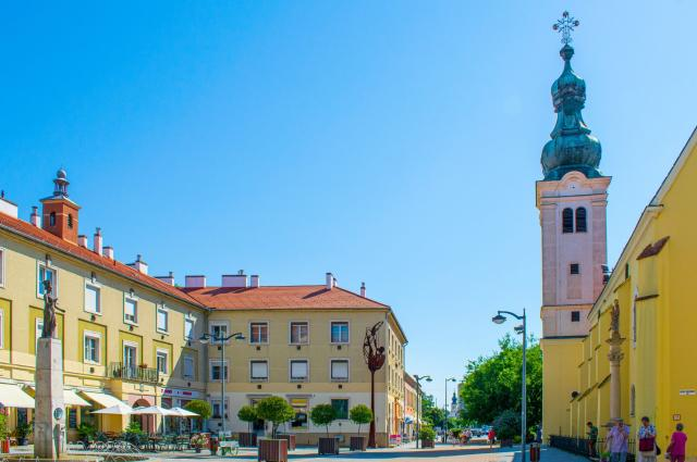 Historic streets and landmarks in Szombathely