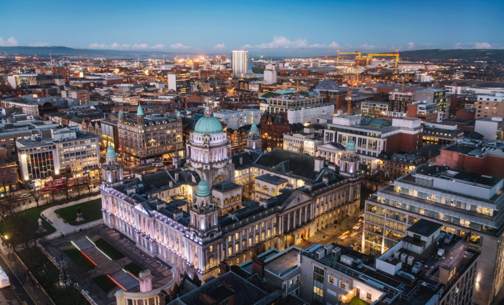 Belfast cityscape Northern Ireland