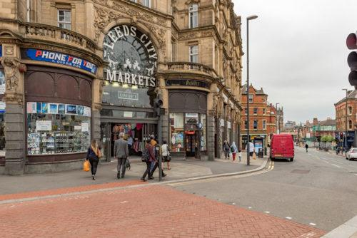 Local streets and markets in Leeds
