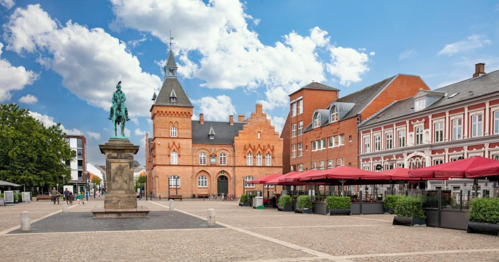 Historic streets and landmarks in Esbjer