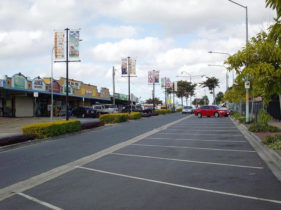 Local streets and landmarks in Logan City