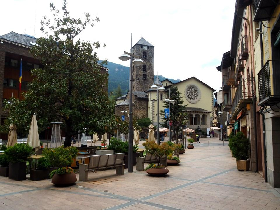 Historic streets and landmarks in Andorra La Vella