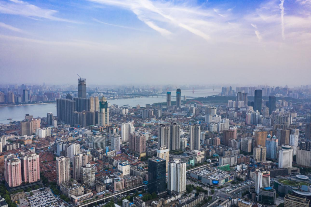 Wuhan cityscape China