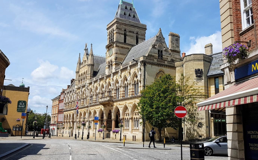 Streets and architecture Northampton UK