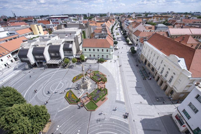 Urban streets squares Trnava Slovakia