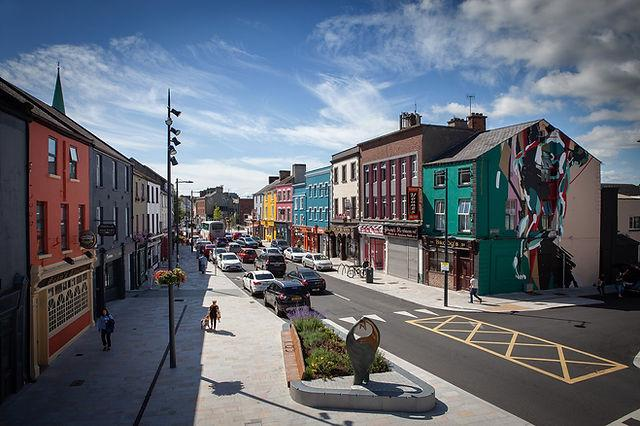 Historic streets architecture Dundalk Ireland