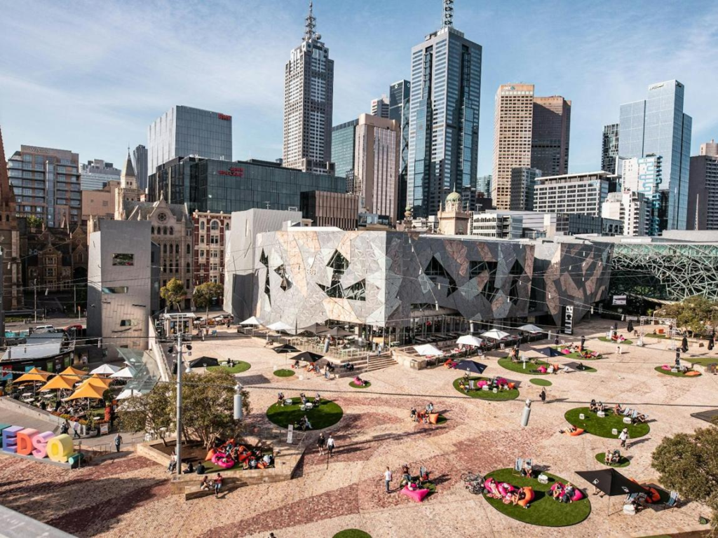 Federation Square Melbourne Australia
