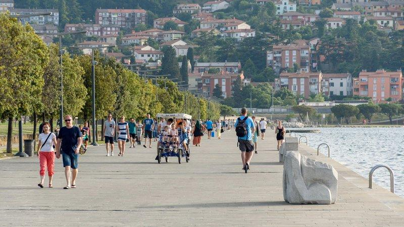Koper waterfront promenade Adriatic Sea