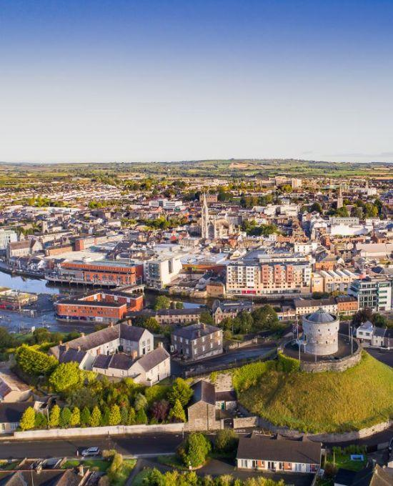 Drogheda Ireland skyline River Boyne