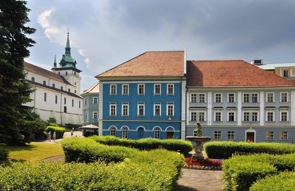 Teplice historic spa buildings Czech Republic