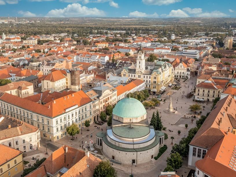 Pecs Hungary city centre