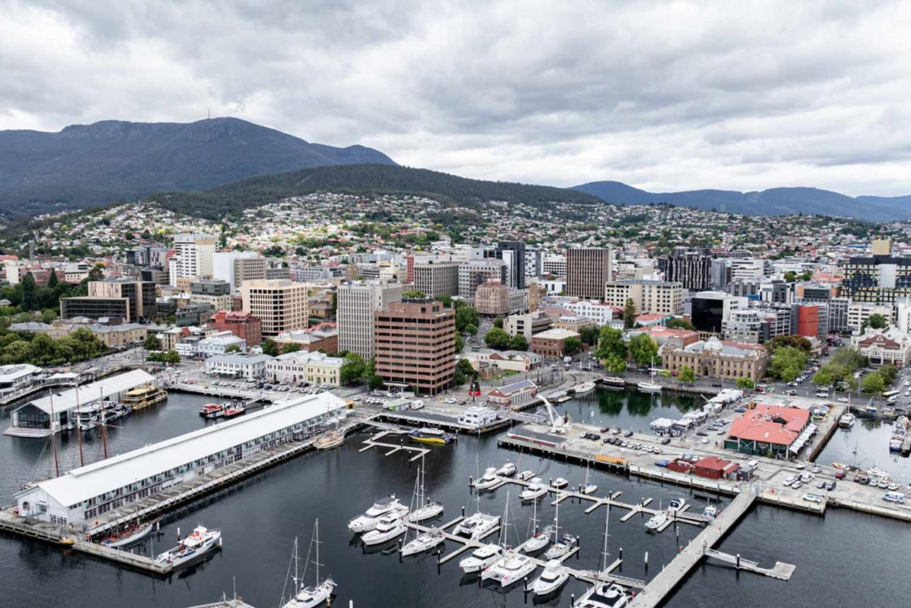 Hobart waterfront Tasmania Australia