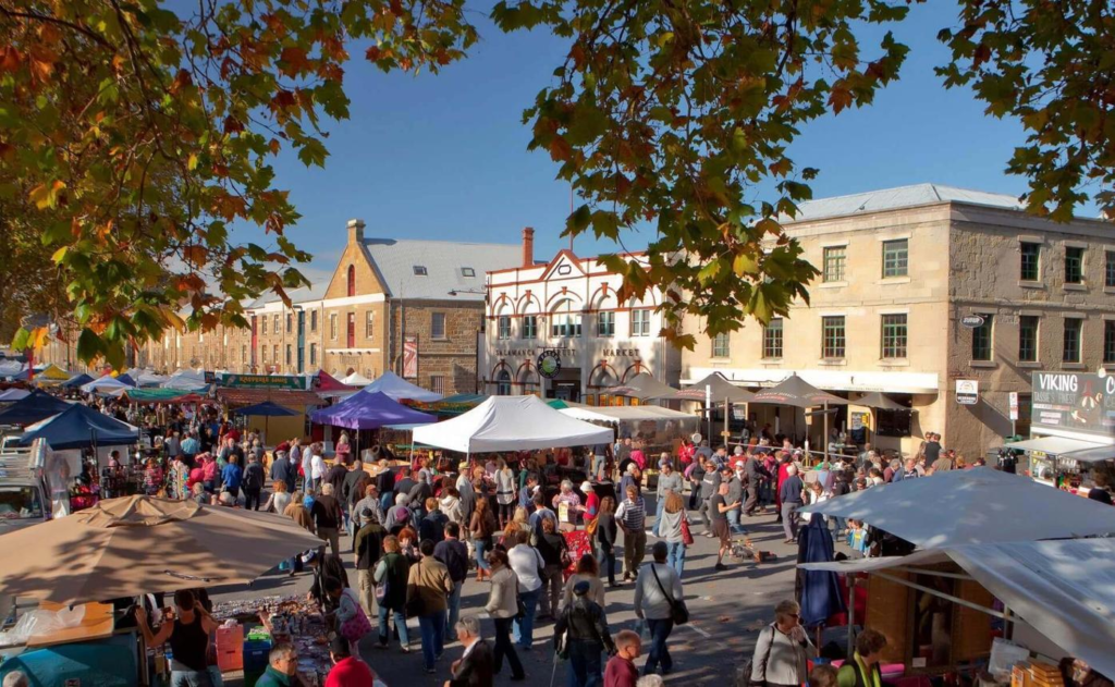 Salamanca Market Hobart Tasmania
