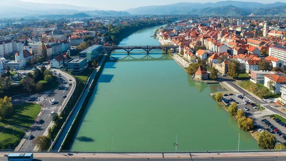 Drava River Maribor Slovenia