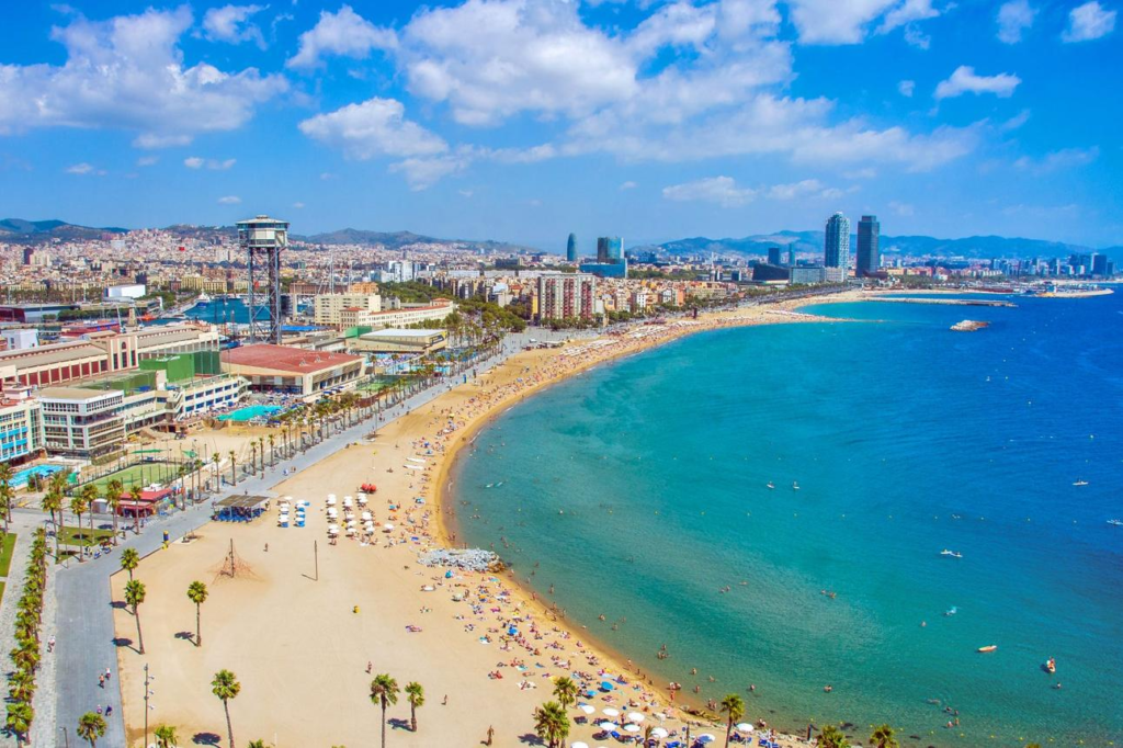 Barceloneta Beach Barcelona Spain