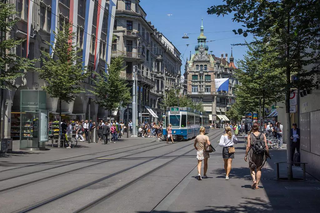 Bahnhofstrasse Zurich Switzerland