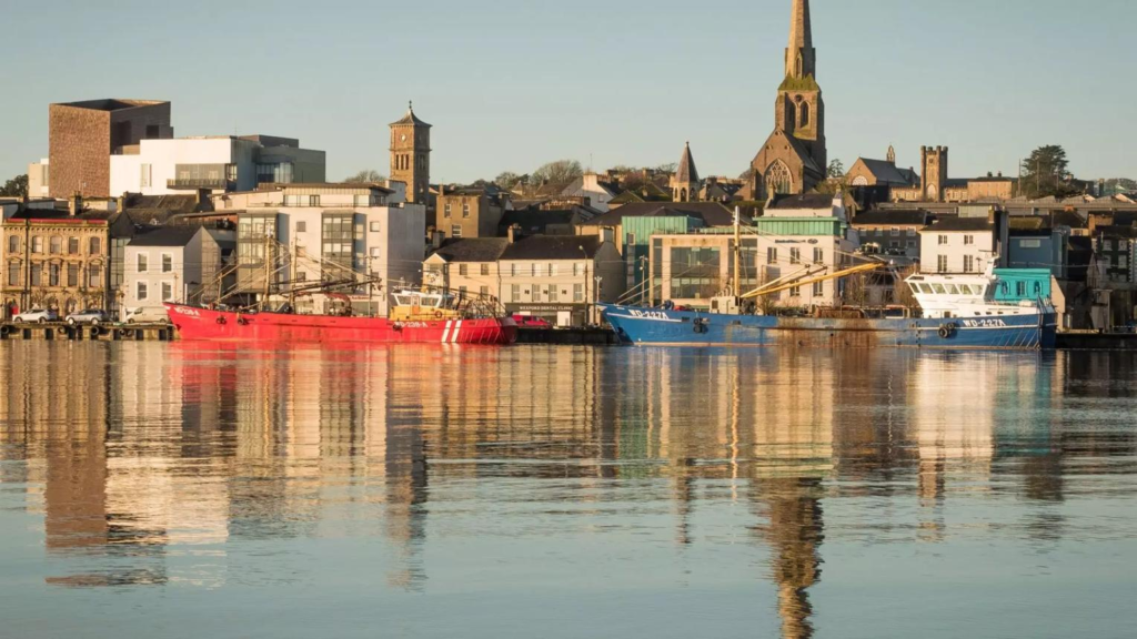 Wexford harbour waterfront Ireland