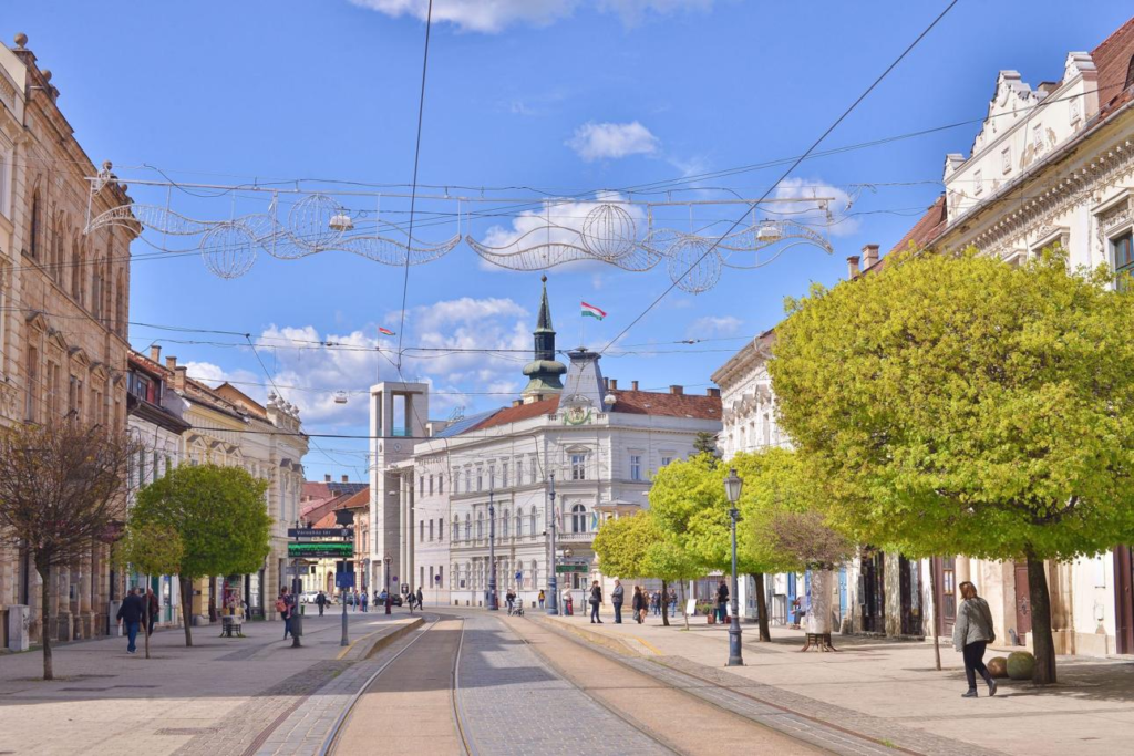 Miskolc city centre Hungary