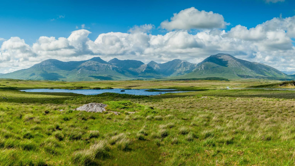 Connemara landscape near Galway Ireland