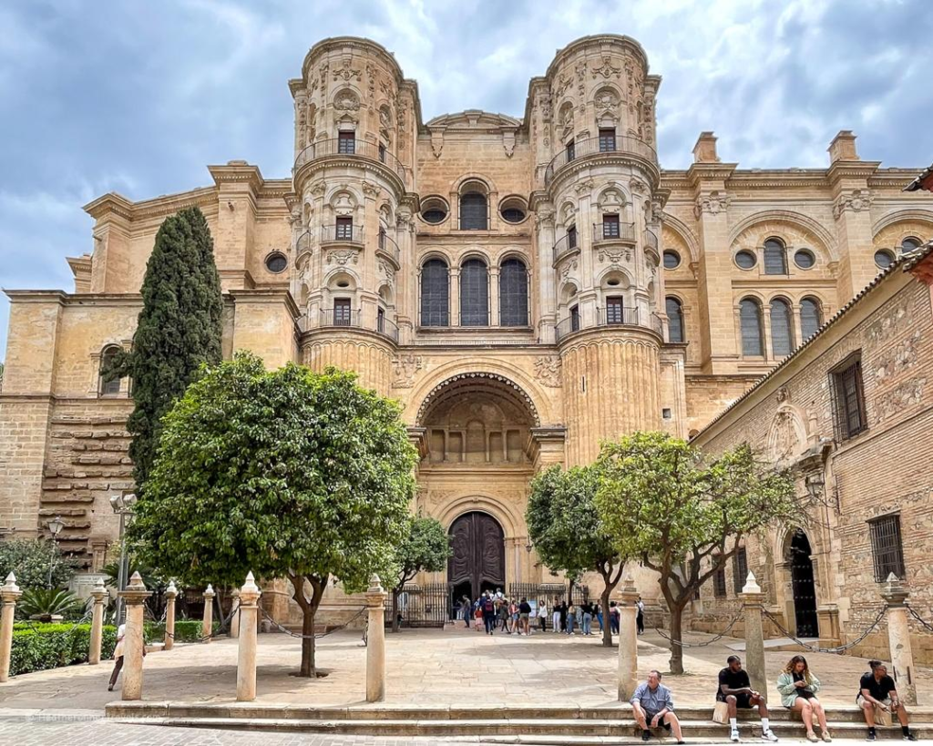 Malaga Cathedral historic centre