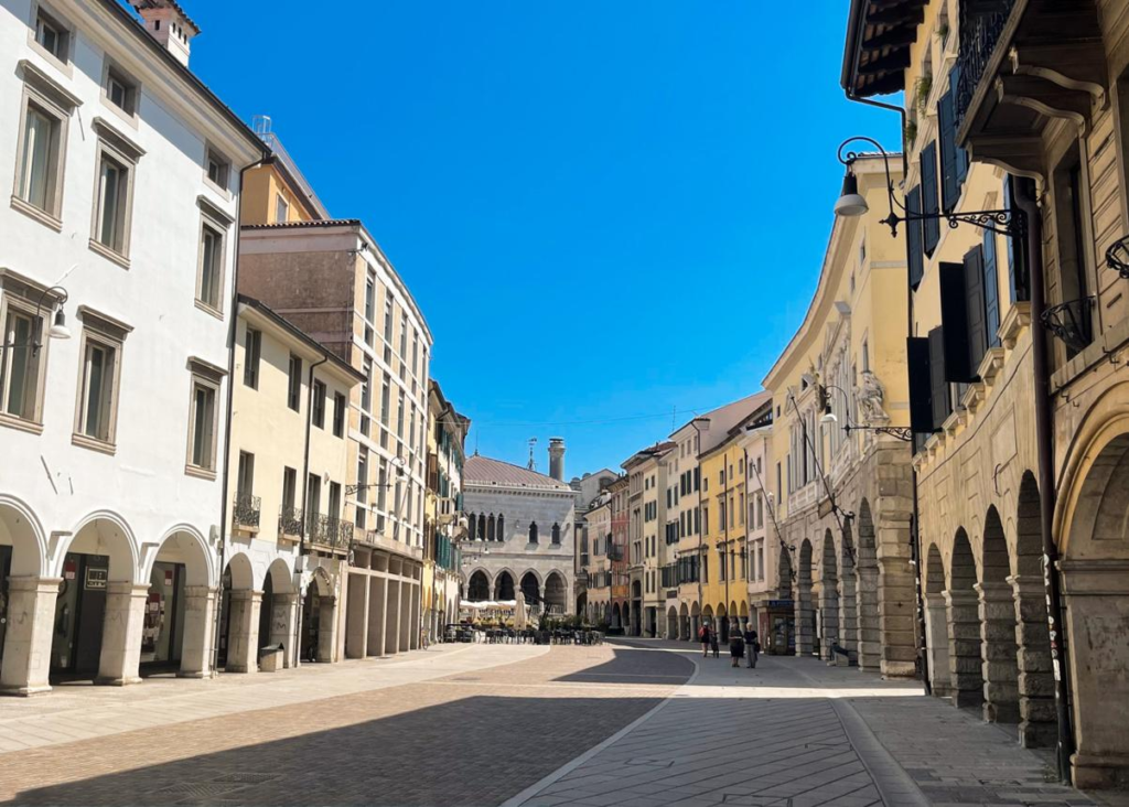 Udine historic centre Italy