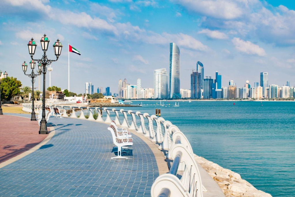 Abu Dhabi Corniche waterfront UAE