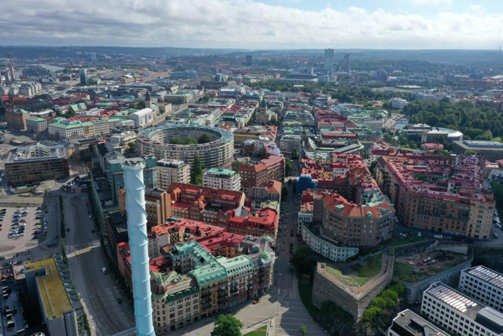 Gothenburg cityscape Sweden