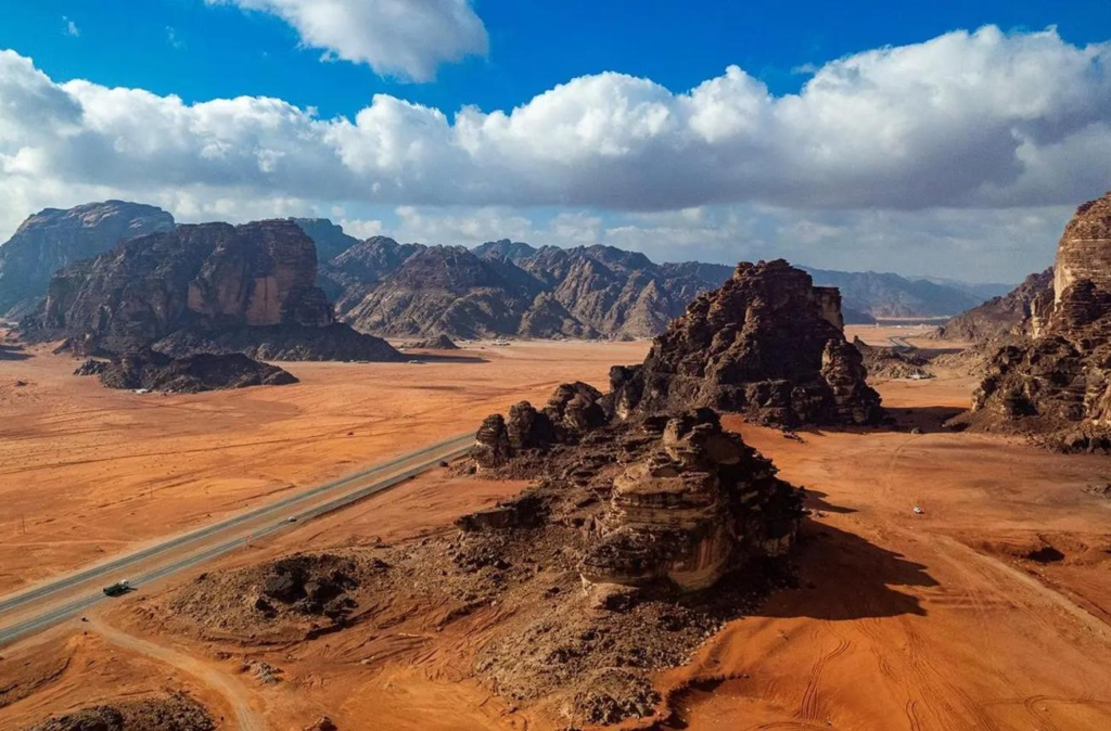 Tabuk desert landscape Saudi Arabia