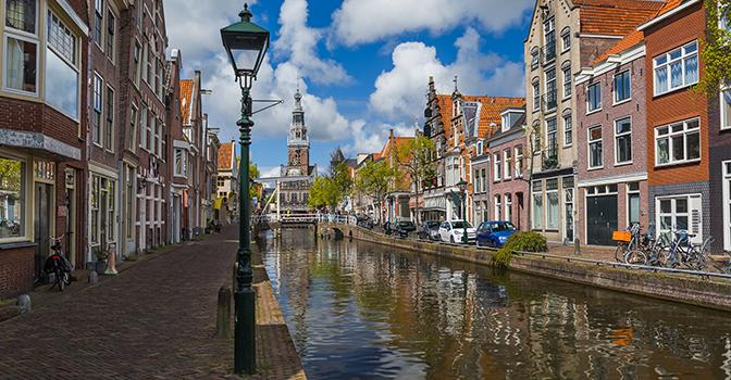 Alkmaar canals Netherlands
