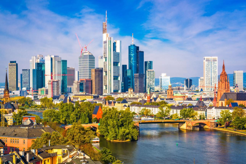 Frankfurt skyline Germany