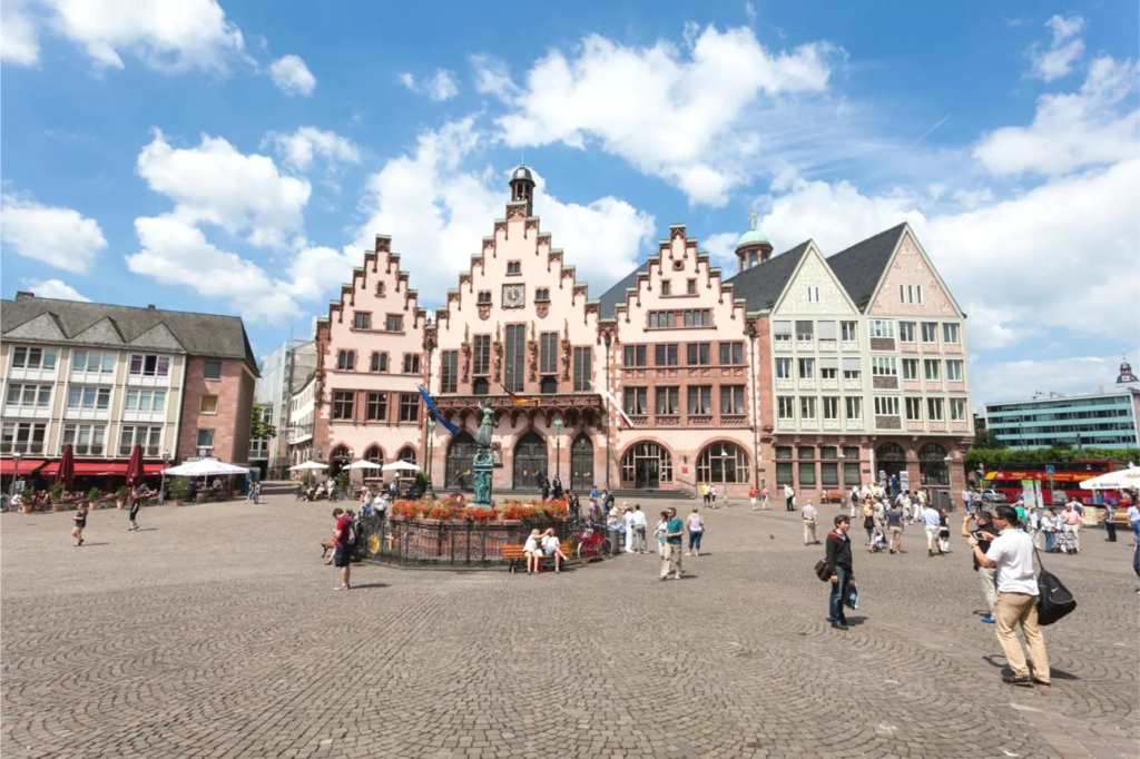 Romer Square Frankfurt Germany