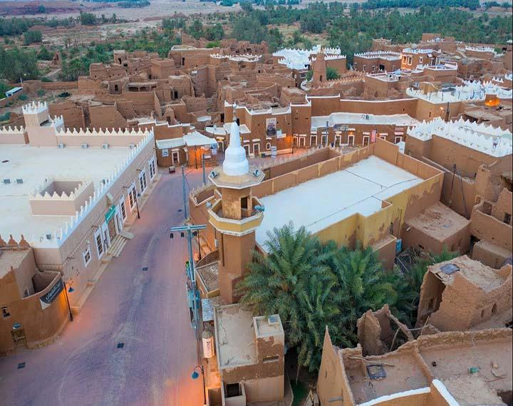Traditional Saudi Arabian town Najd
Traditional architecture and