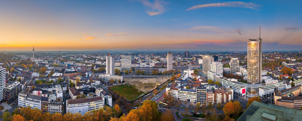 Essen city skyline Germany