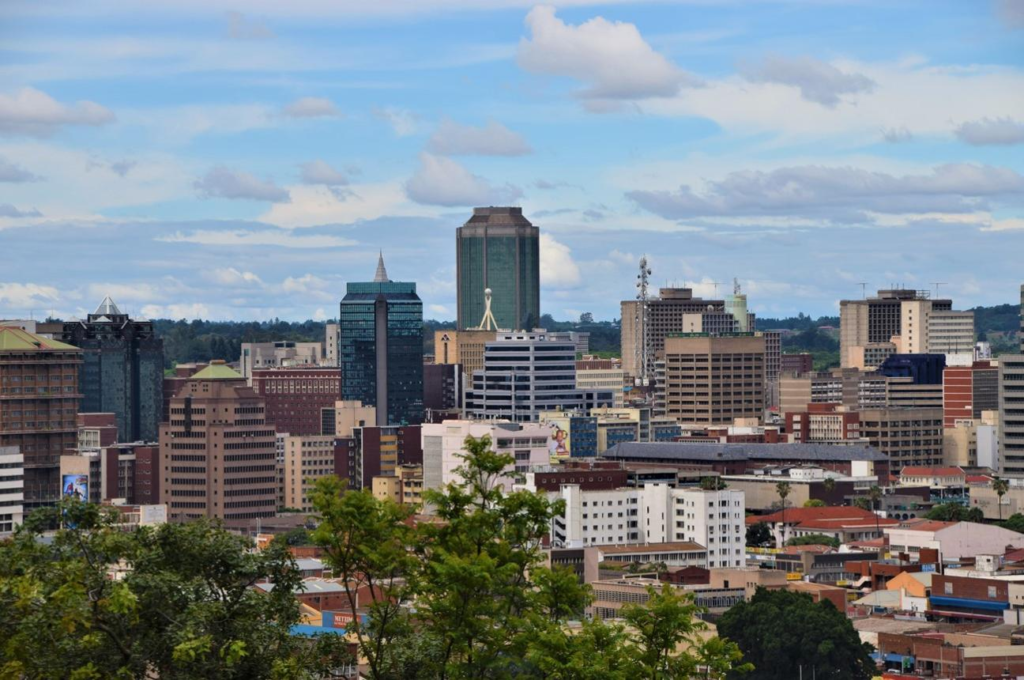 Harare Zimbabwe city skyline