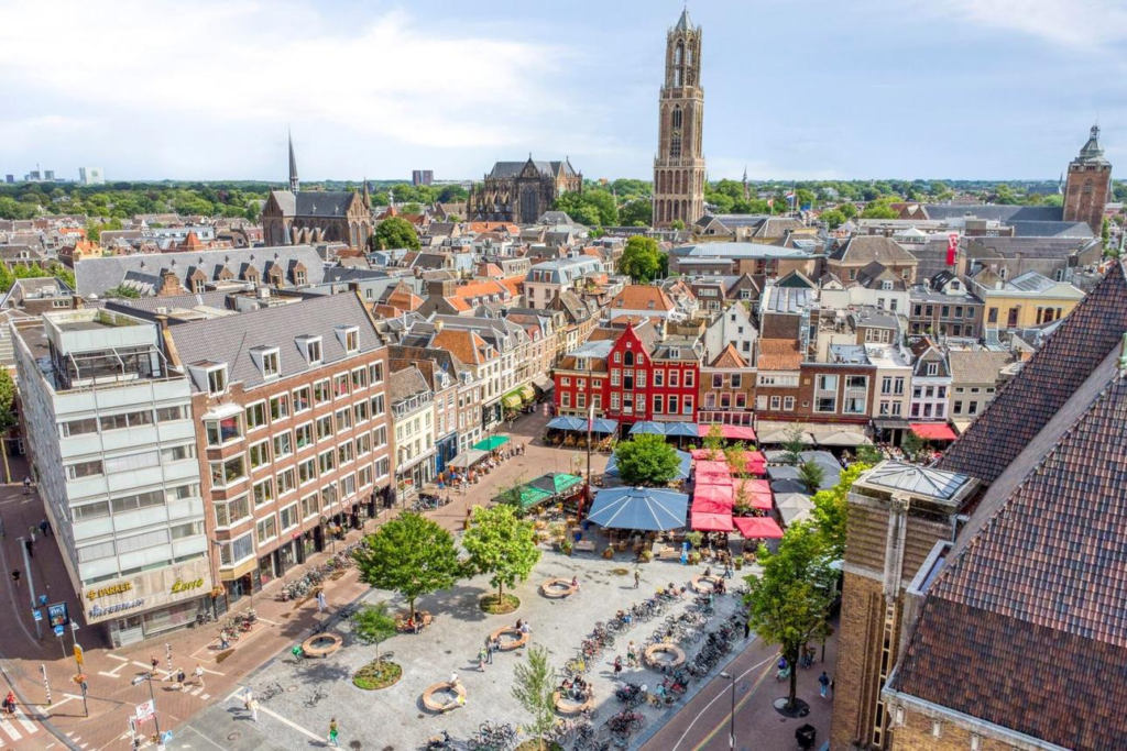 Utrecht city centre Netherlands