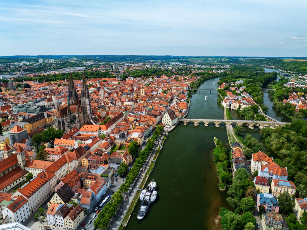 Regensburg Old Town Germany