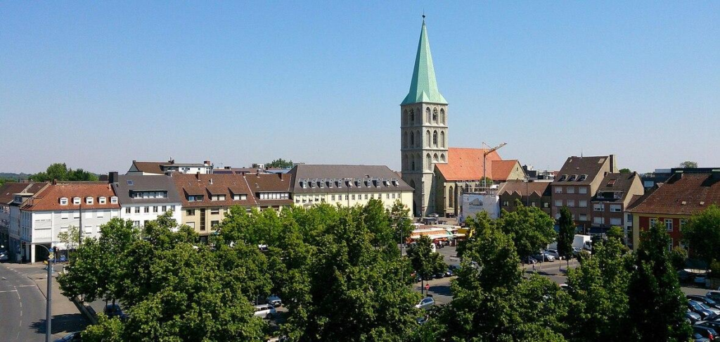 Hamm city centre Germany