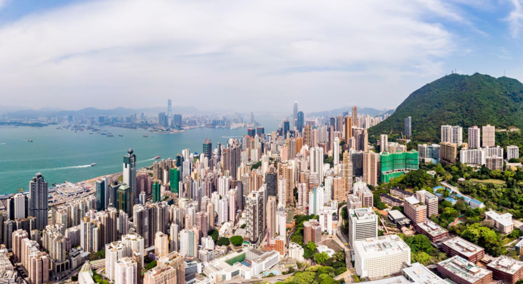 Hong Kong Island cityscape