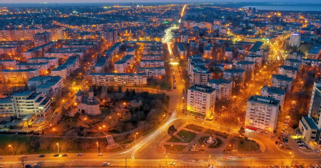Galati cityscape Romania