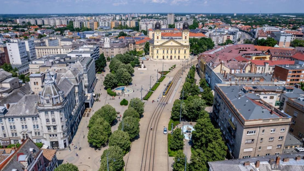 Debrecen city centre Hungary