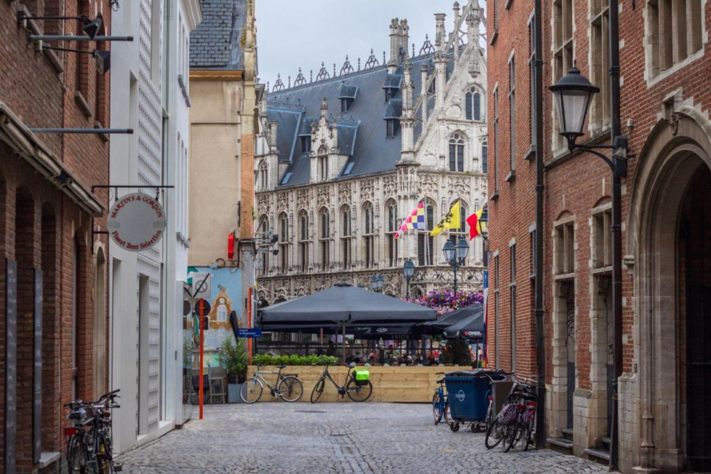 Mechelen historic streets Belgium